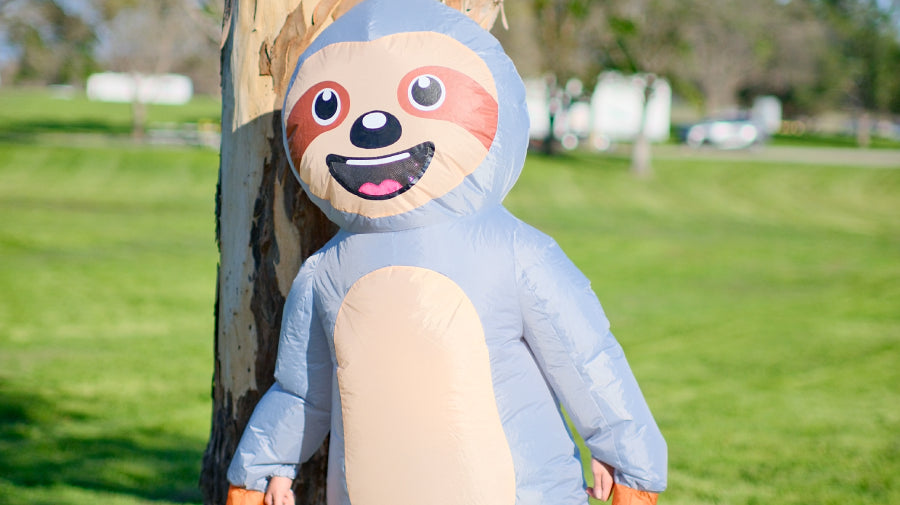 The Inaugural Adventure of Our Inflatable Sloth