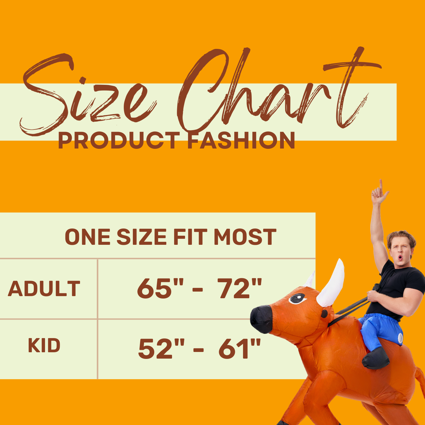 Adult Ride-On Inflatable Cowboy Costume - PartyTimeSolution