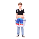 Small size Costume for Kid Ride On Toilet Inflatable Costume - PartyTimeSolution