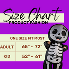 Kid Bow-Tied Cute Skeleton Inflatable Costume - PartyTimeSolution