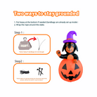PTS 5FT Inflatable Dachshund Dog with Pumpkin Outdoor Decoration - PartyTimeSolution