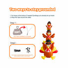 PTS 6FT Inflatable Turkey Tower Outdoor Decoration, Thanksgiving Blow Up Yard Decorations - PartyTimeSolution