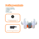PTS 6FT Inflatable Ghosts with Pumpkins and Tombstone Outdoor Decoration - PartyTimeSolution