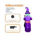 PTS 7FT Inflatable Witcher with Pot Outdoor Decoration - PartyTimeSolution