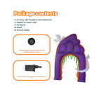 PTS 9FT Inflatable Arch with Pumpkin and Tombstone Outdoor Decoration - PartyTimeSolution