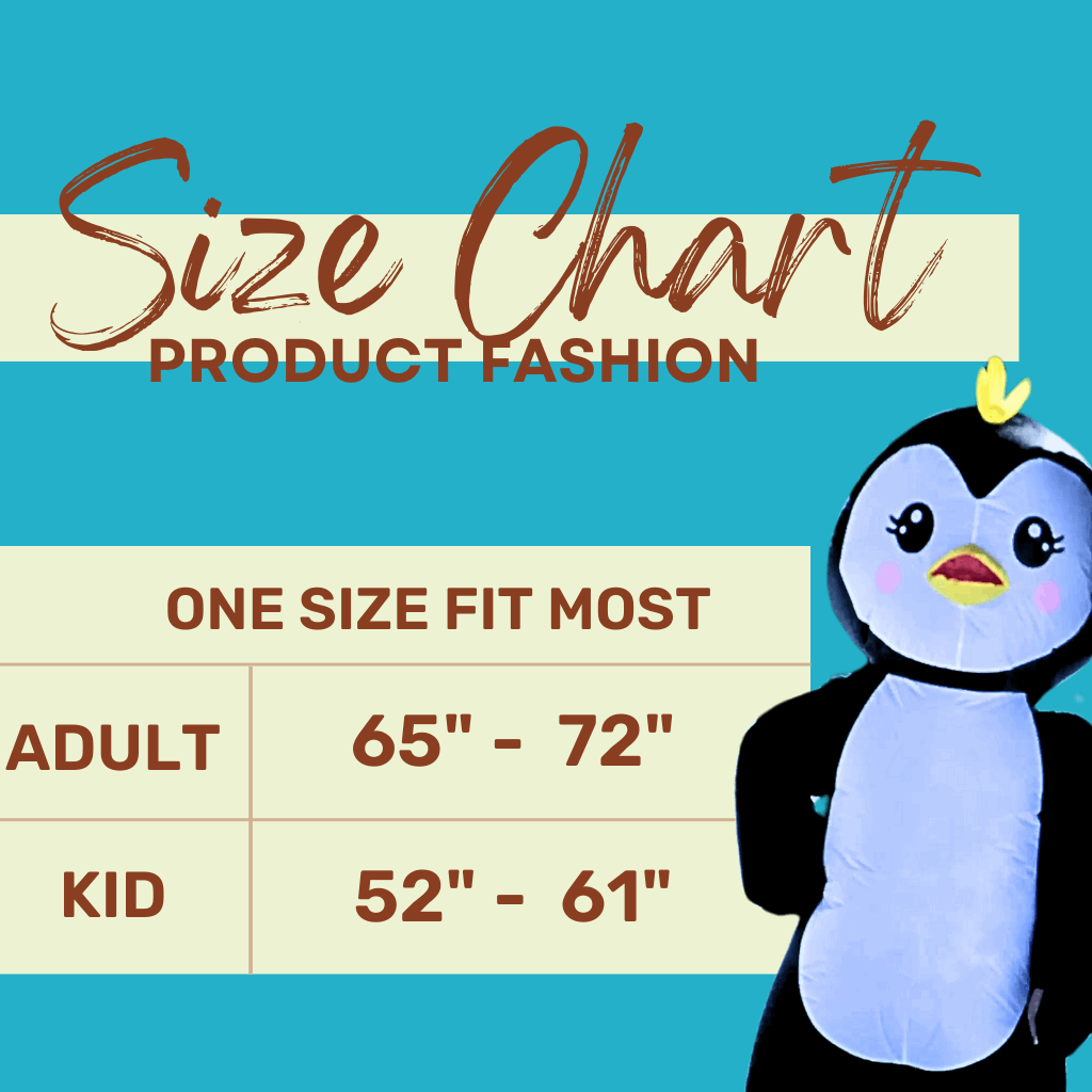 Kid Emperor Penguin Inflatable Costume - PartyTimeSolution