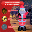 12FT Christmas Inflatable Santa Claus with Bag Outdoor Decoration - PartyTimeSolution