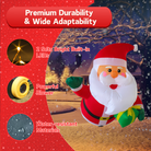 5FT Christmas Inflatable Penguin with Christmas Hat Outdoor Decoration - PartyTimeSolution