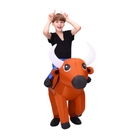 Kid Cowboy Ride On Inflatable Costume - PartyTimeSolution