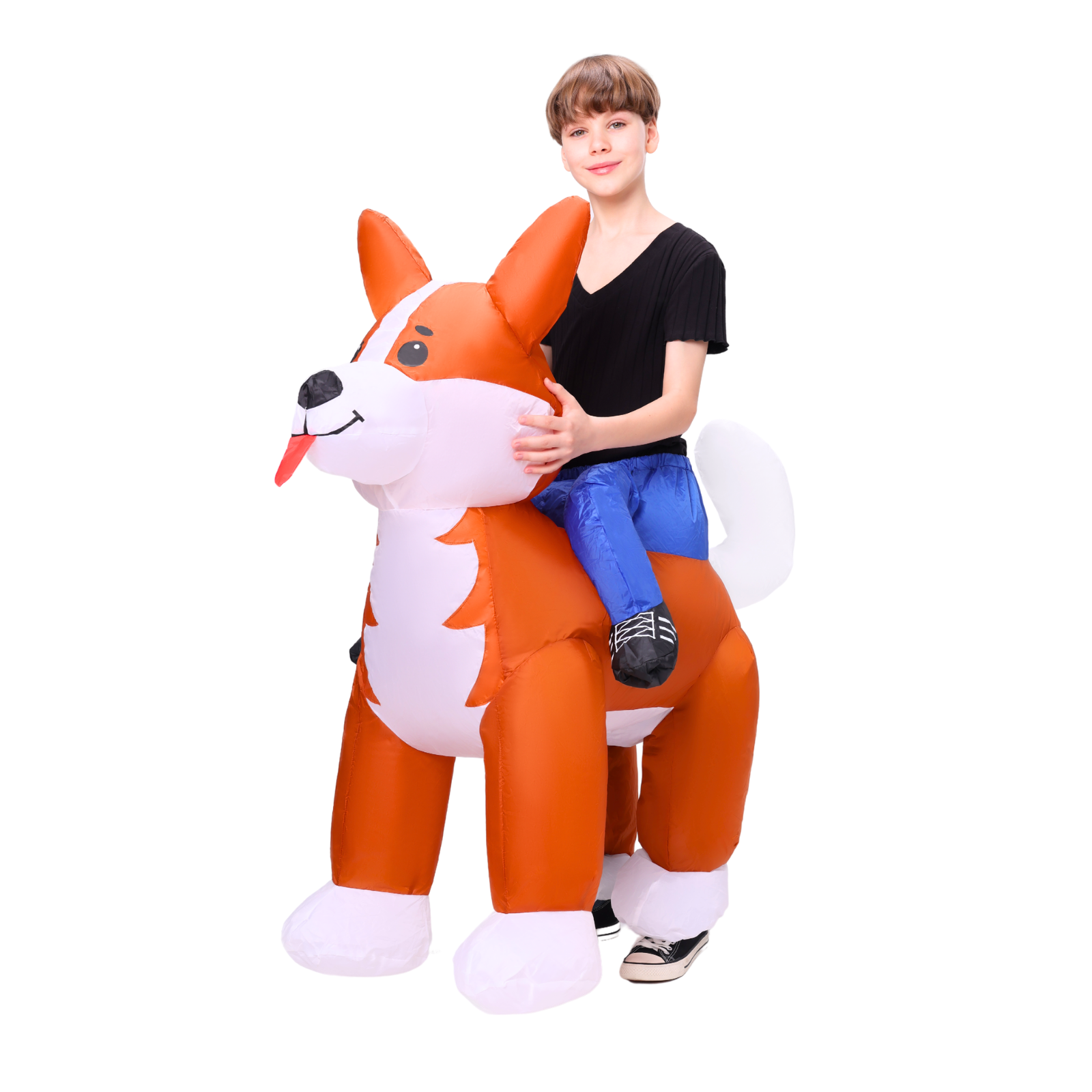 Kid Inflatable Corgi Dog Costume - PartyTimeSolution