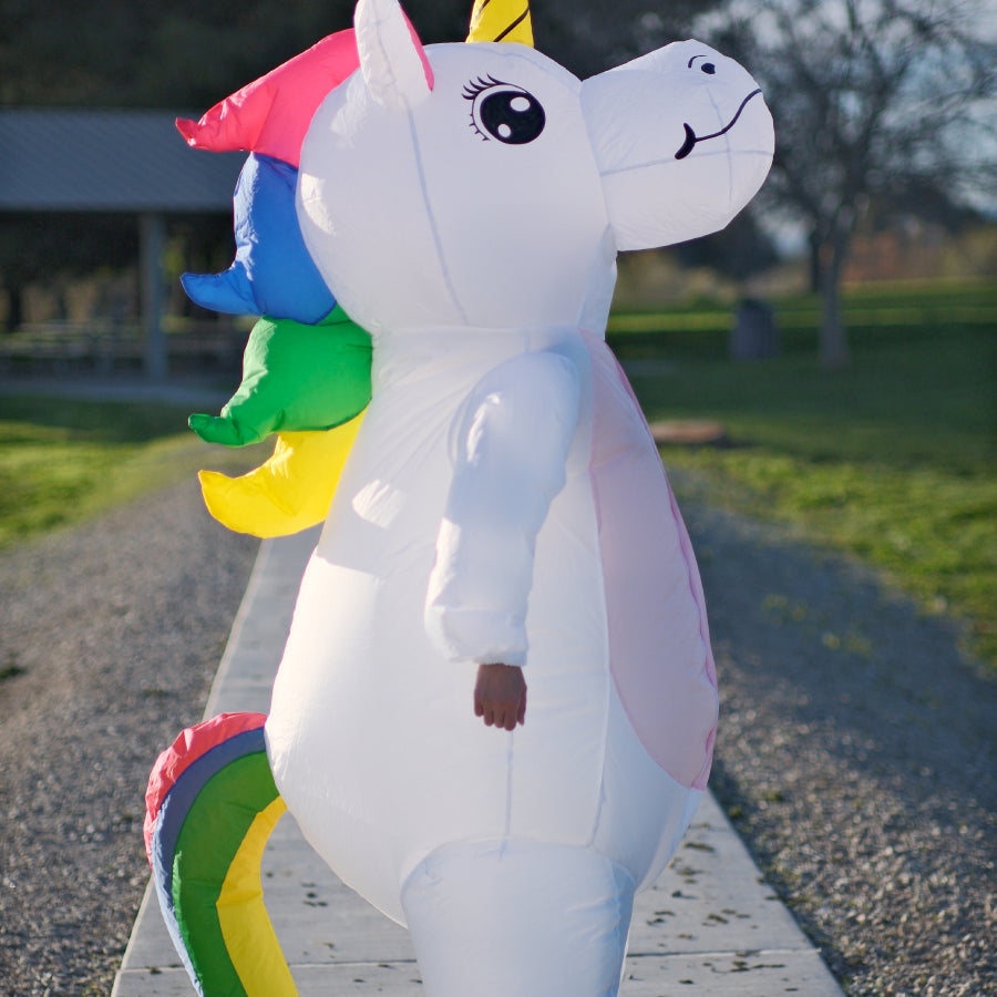 PTS Inflatable Unicorn Costume for Halloween Inflatables Cosplay Party - PartyTimeSolution