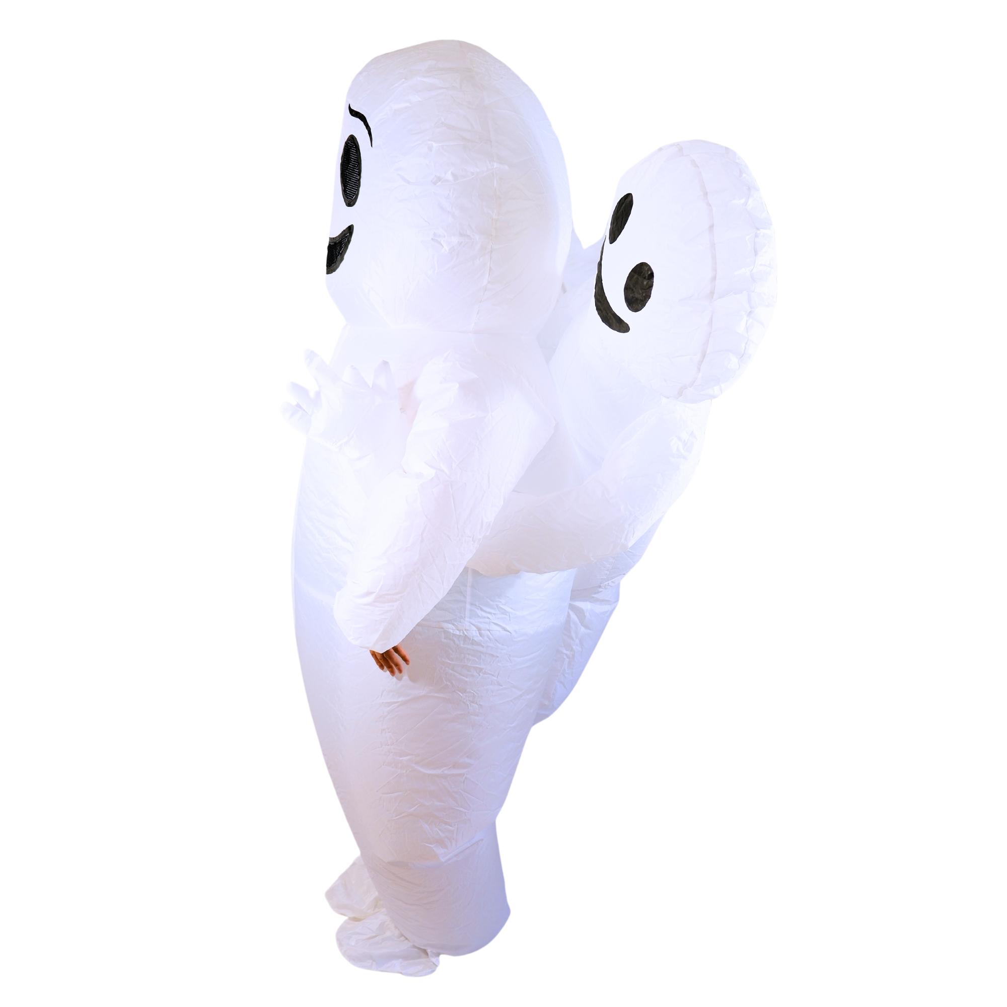 Inflatable Costume, Blow Up Ghost Costume for Halloween Inflatable Cosplay Party - PartyTimeSolution