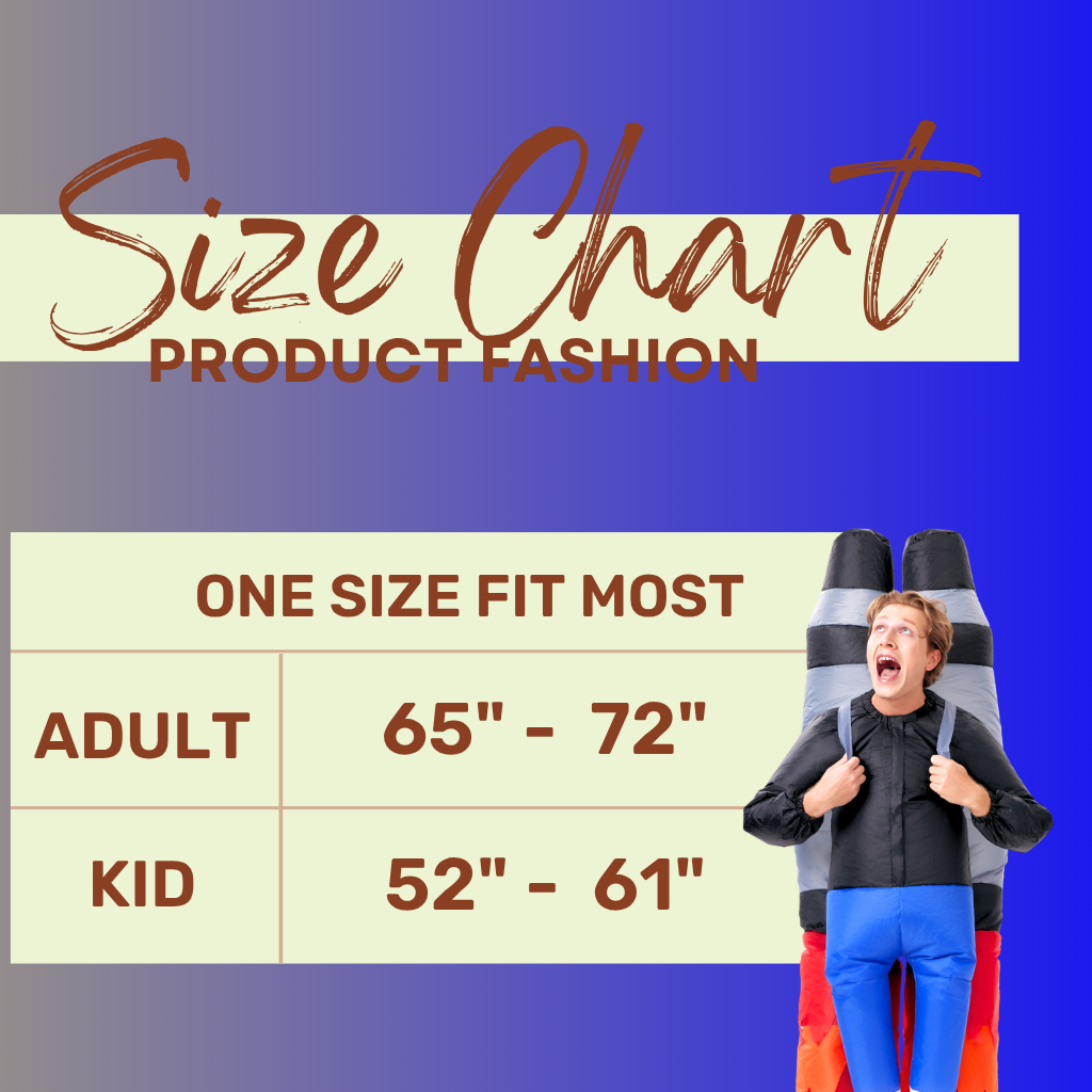 PTS Adult Inflatable Rocket Costume - PartyTimeSolution