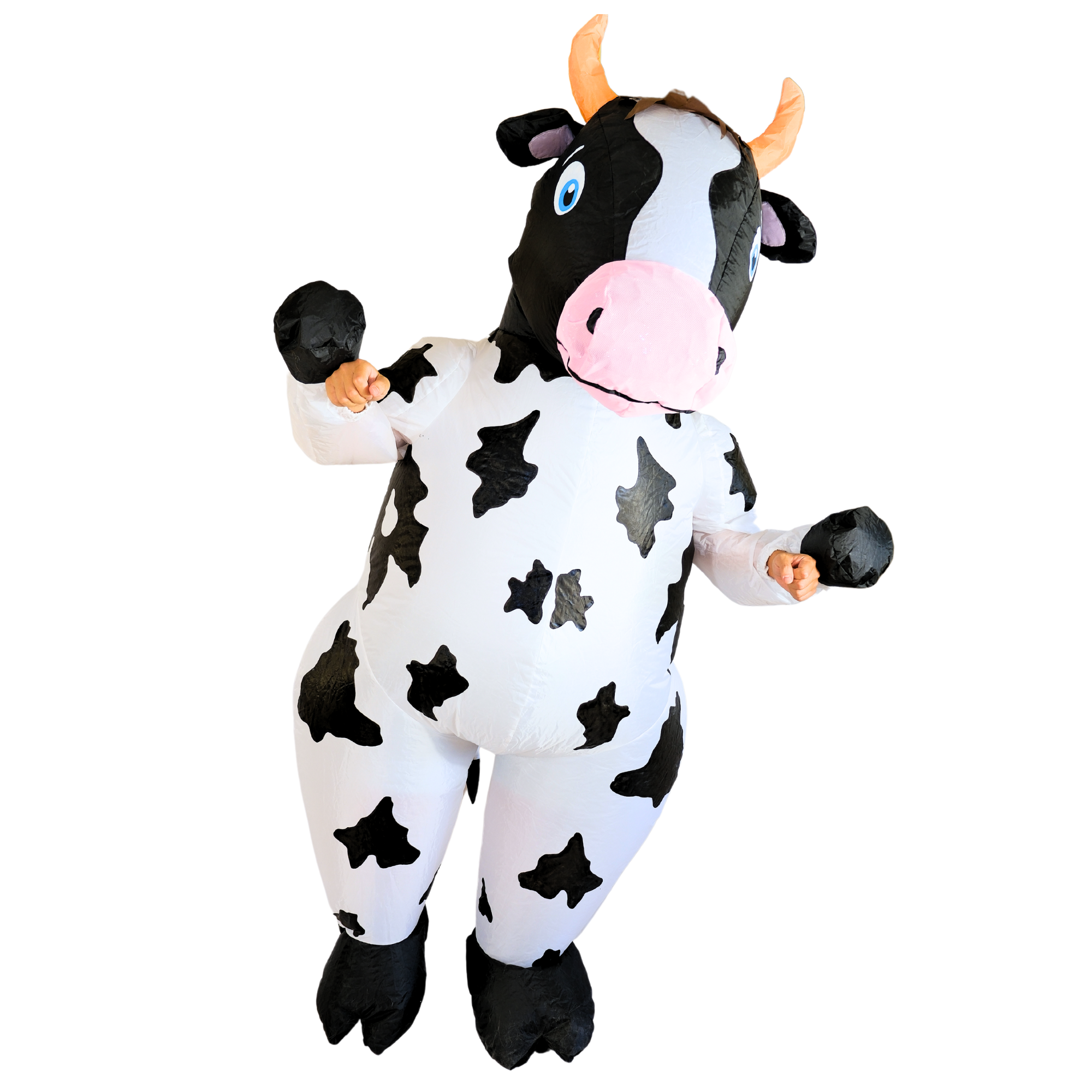 Adult Inflatable Costume Cow Costume - PartyTimeSolution