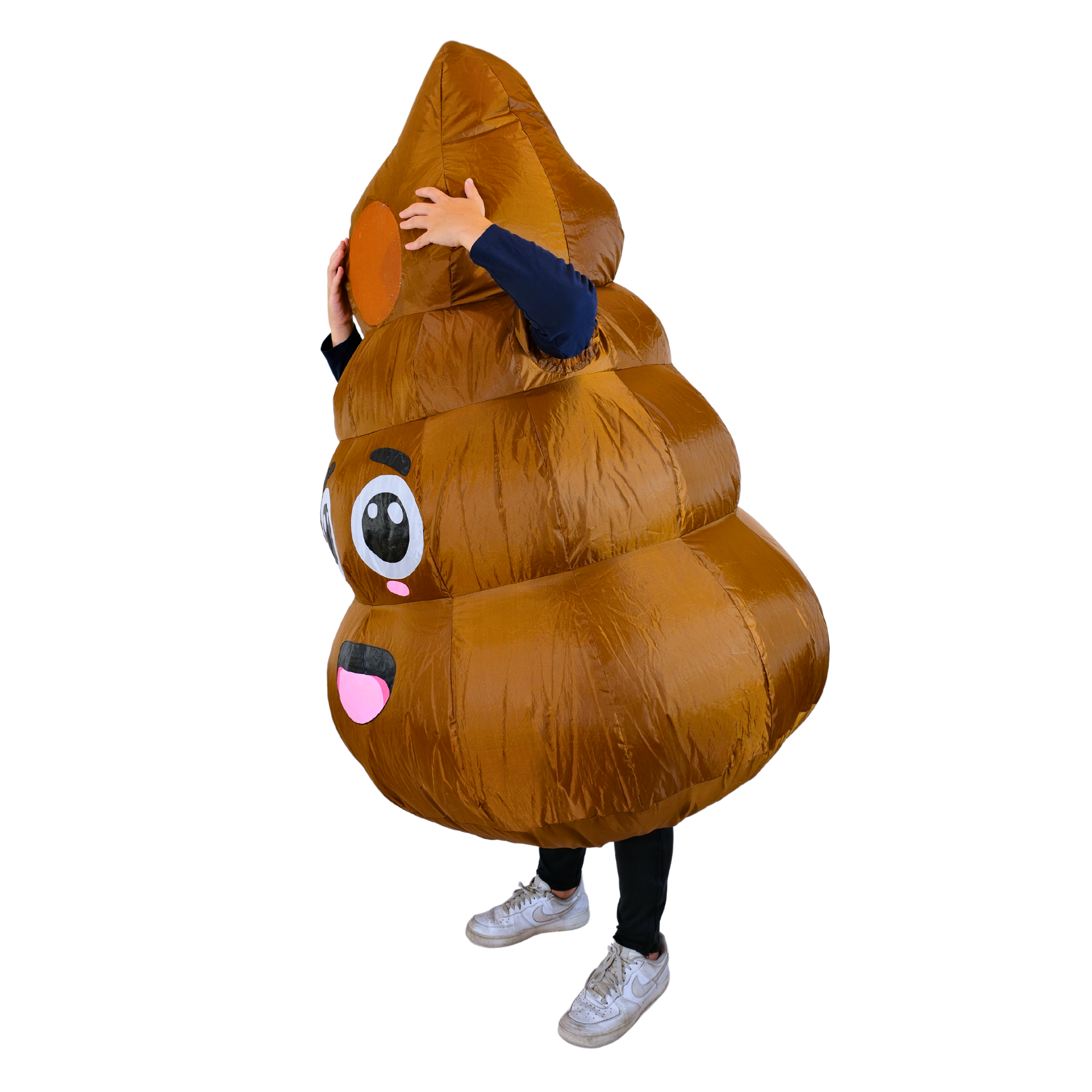 Big Eyes Poop Adult Inflatable Costume - PartyTimeSolution