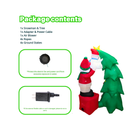 6FT Inflatable Snowman with Tree Outdoor Decoration - PartyTimeSolution