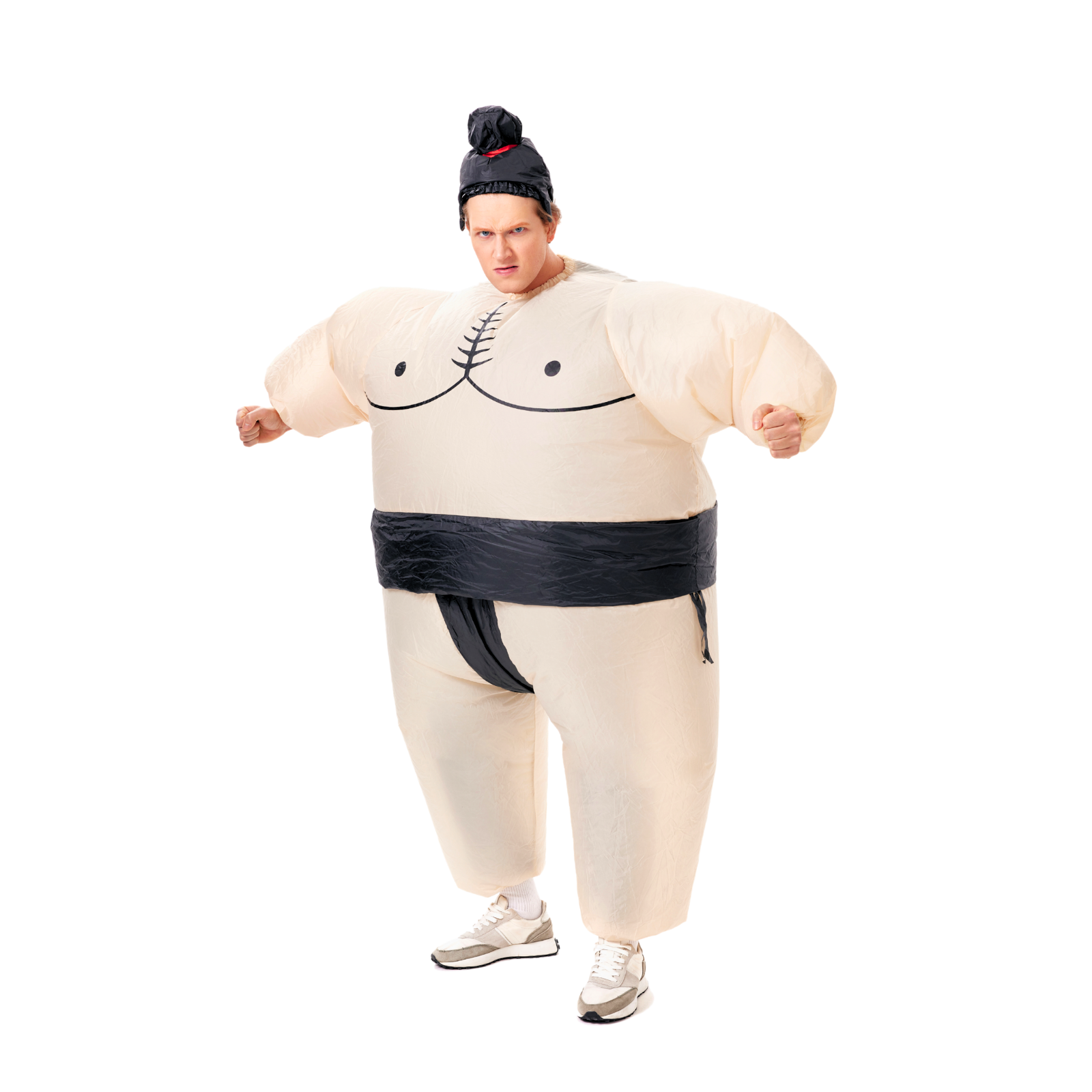Japanese Sumo Wrestler Adult Inflatable Costume - PartyTimeSolution