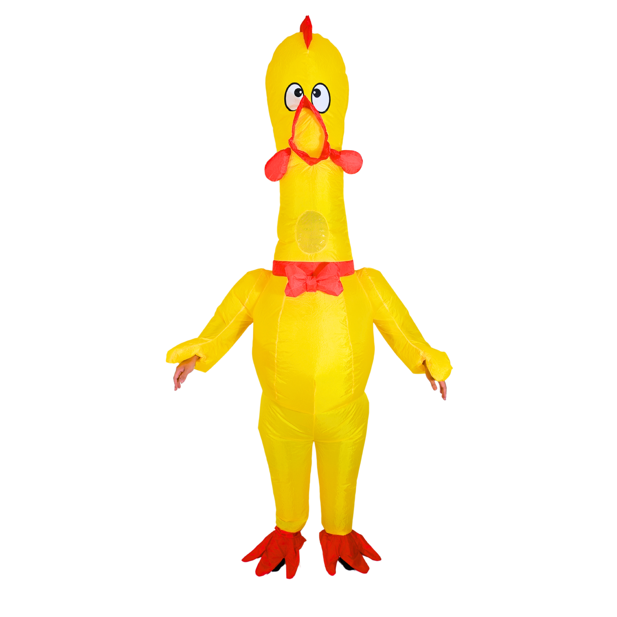 Small Size Costume for Kid Yellow Screaming Chicken Inflatable Costume - PartyTimeSolution
