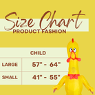 Small Size Costume for Kid Yellow Screaming Chicken Inflatable Costume - PartyTimeSolution