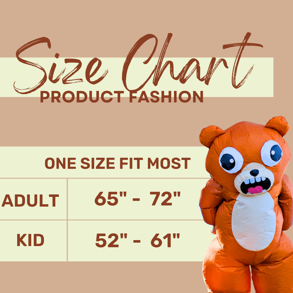 Kid Inflatable Bear Costume - PartyTimeSolution