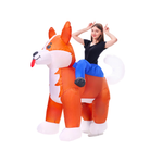 Adult Inflatable Corgi Dog Costume - PartyTimeSolution