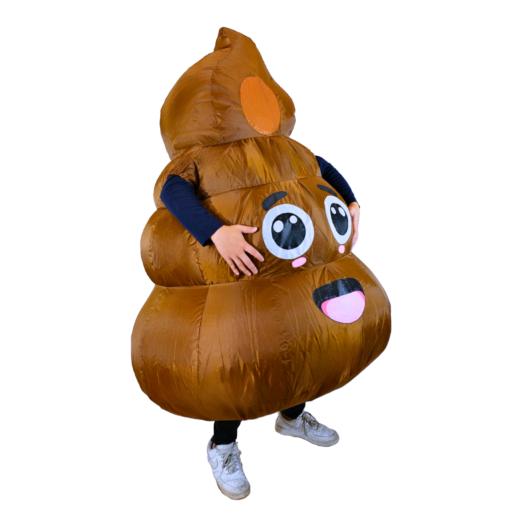 Big Eyes Poop Adult Inflatable Costume - PartyTimeSolution