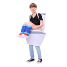 Small size Costume for Kid Ride On Toilet Inflatable Costume - PartyTimeSolution