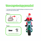 6FT Christmas Inflatable Santa Claus with Motorcycle Outdoor Decoration - PartyTimeSolution