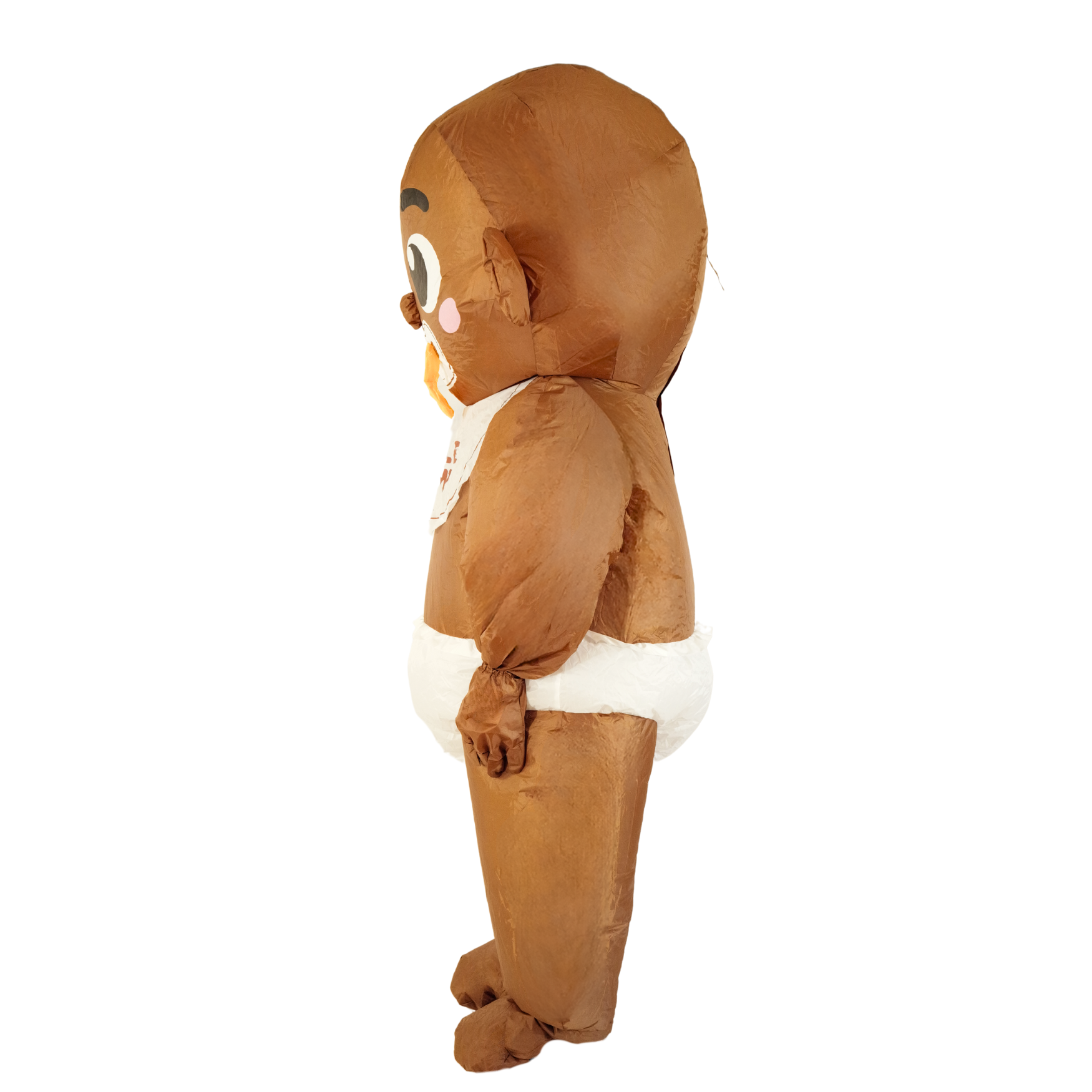 Black Skin Baby with Pacifier Adult Inflatable Costume - PartyTimeSolution