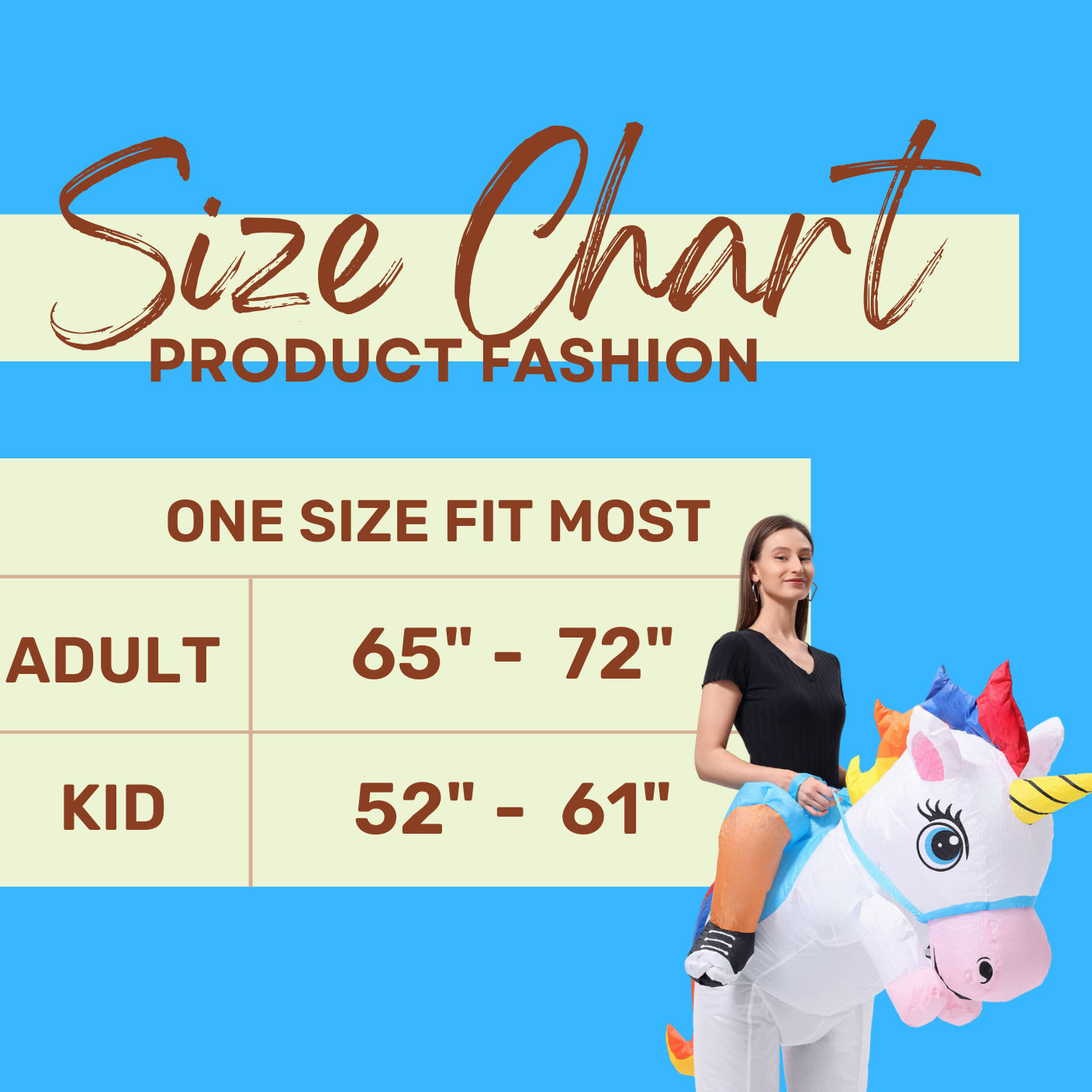 Adult White Horse Ride On Inflatable Costume - PartyTimeSolution