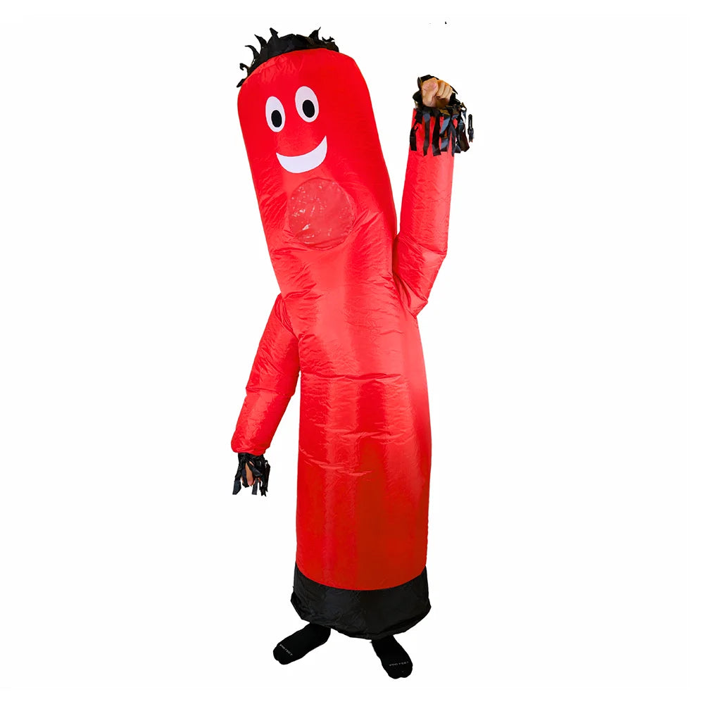 Kid Red Tube Man Inflatable Costume - PartyTimeSolution