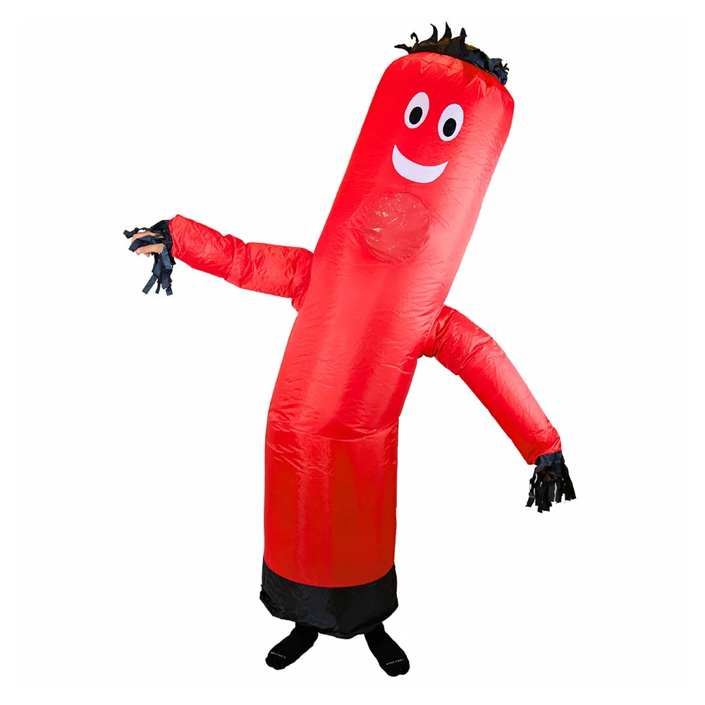 Kid Red Tube Man Inflatable Costume - PartyTimeSolution