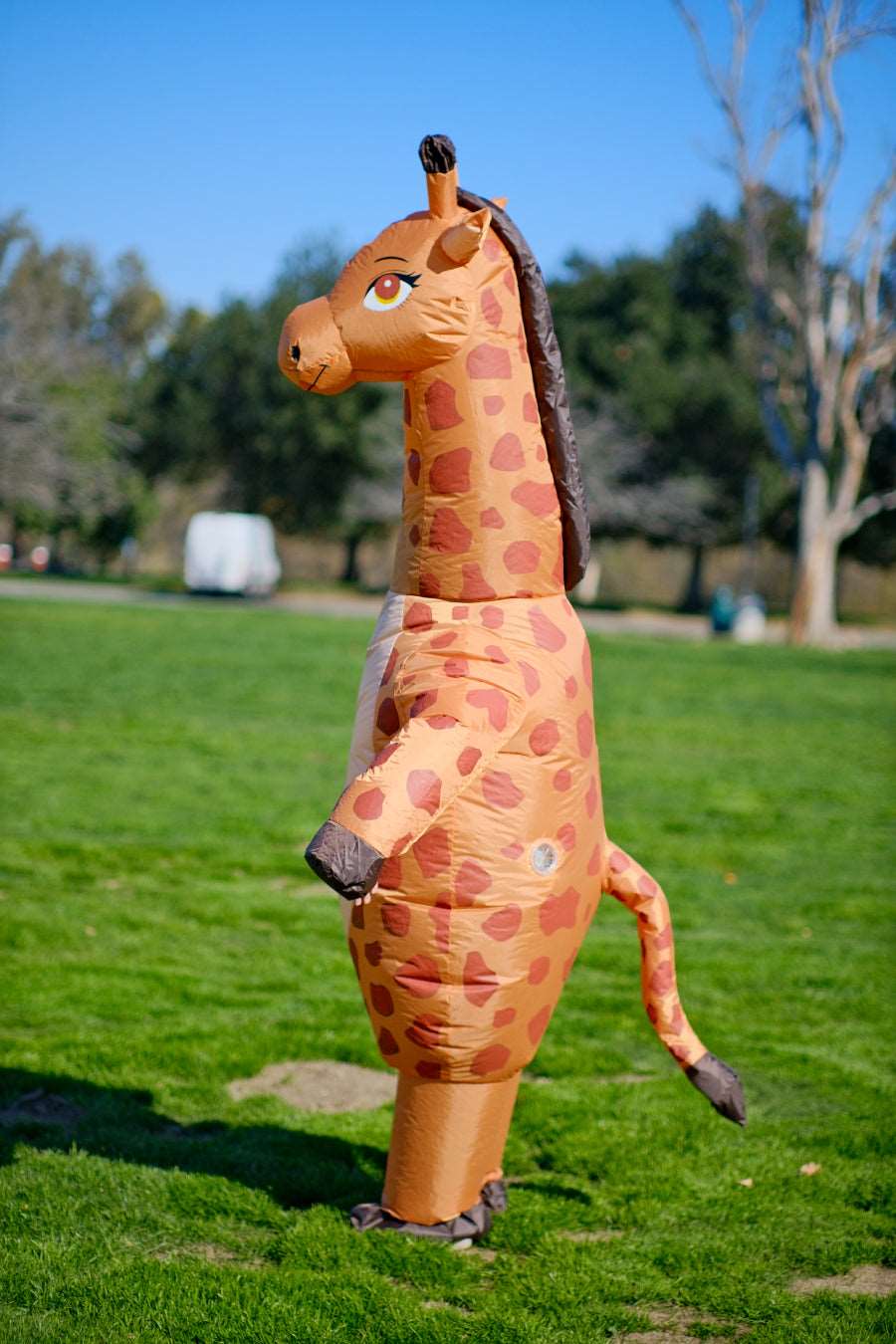 Giraffe Adult Inflatable Costume