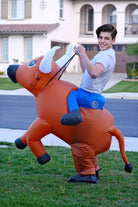 Kid Cowboy Ride On Inflatable Costume