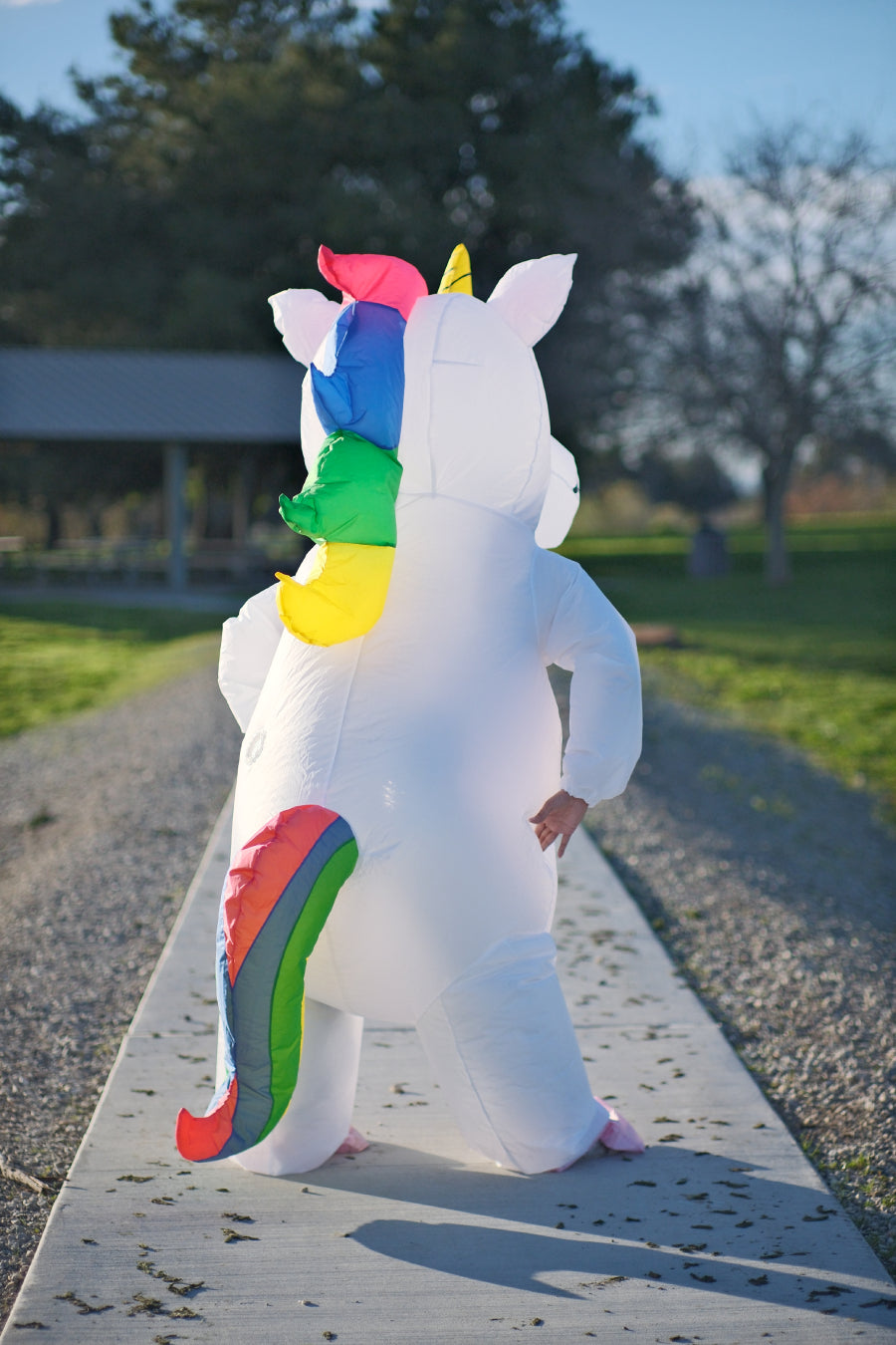 PTS Inflatable Unicorn Costume for Halloween Inflatables Cosplay Party - PartyTimeSolution