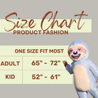 Blue Sloth Adult Inflatable Costume