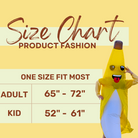 Banana with Sunglass Adult Inflatable Costume