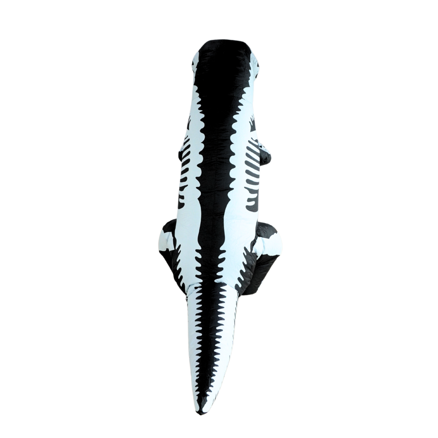 Adult LED Red Eyes Inflatable Dinosaur Skeleton Costume - PartyTimeSolution