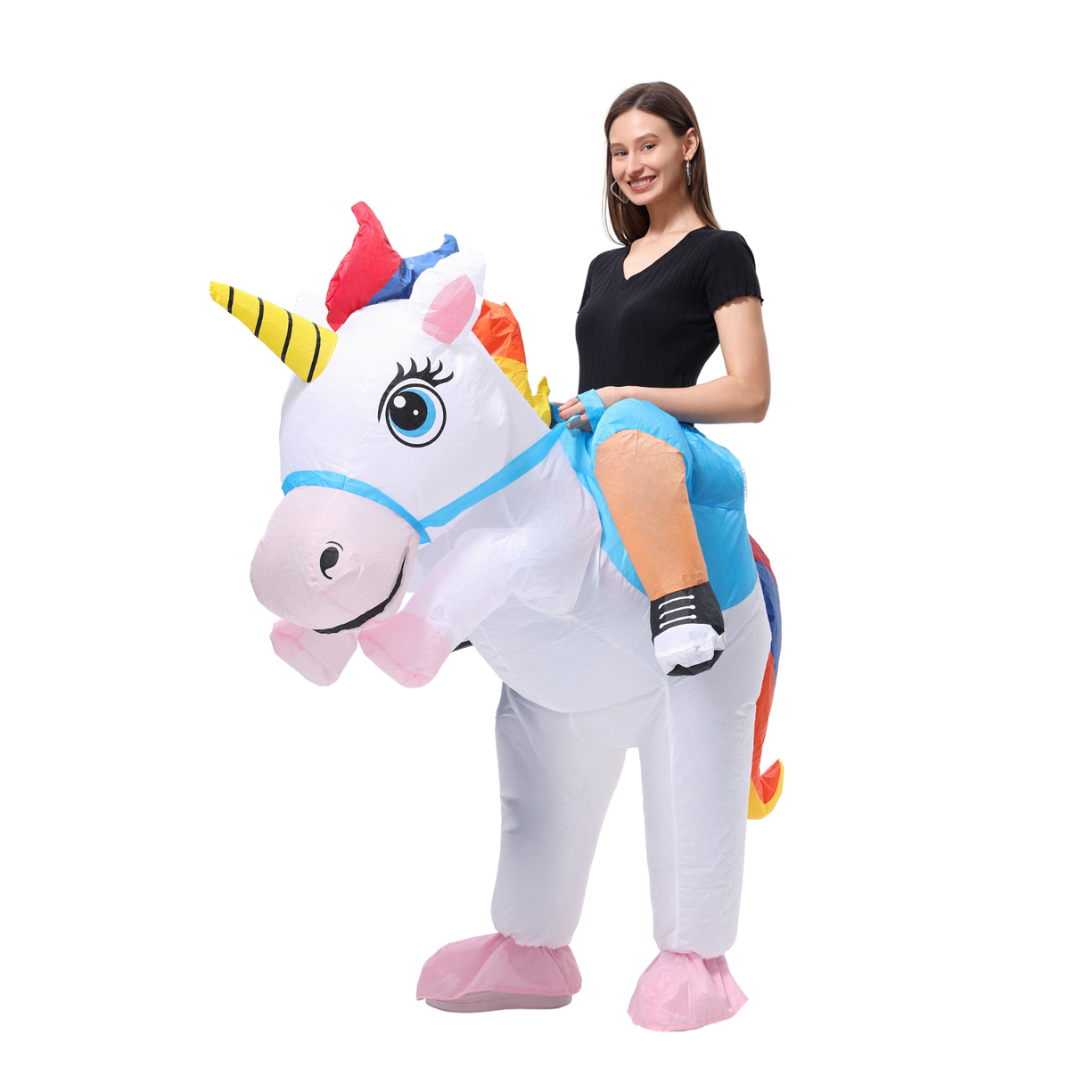 Inflatable Horse Costume - Inflatable Riding Costumes-Party Time ...