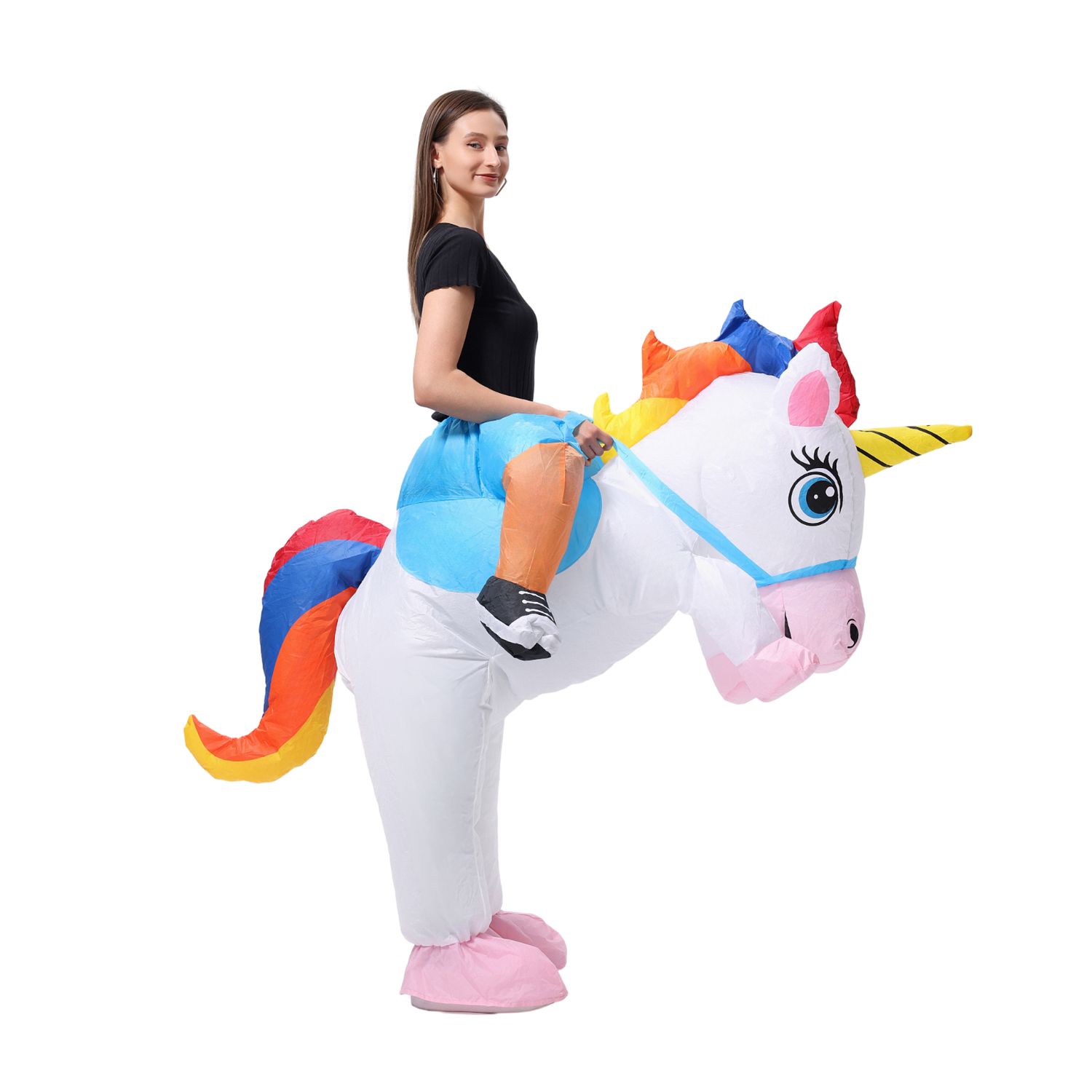 Inflatable Horse Costume - Inflatable Riding Costumes-Party Time ...